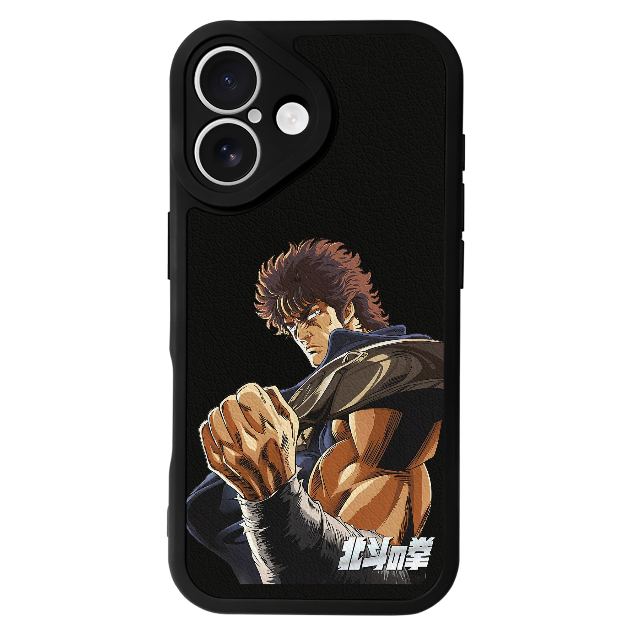 （画像用） 北斗の拳 Fist of the North Star 【iPhone 16シリーズ対応】シリコンスマホケース（レザー調） 材質：シリコン